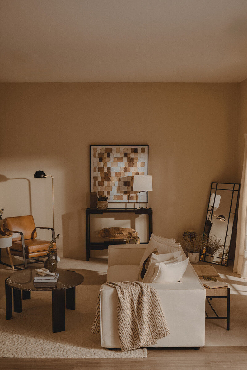 Bandar Natural Rope and Black Wood Large Bench